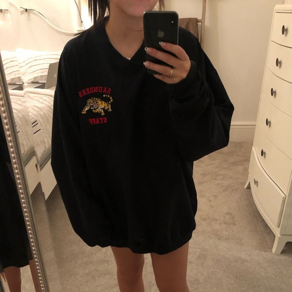 Oversized vintage tiger wind breaker - Picture 2 of 3